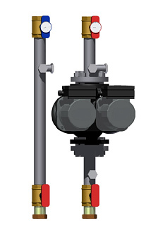 Модуль прямой D 32 с IMPPUMPS GHND 32/80-180 1х230 V
