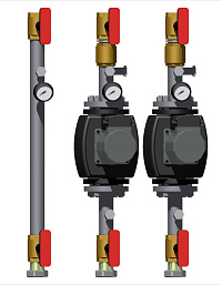 Модуль прямой D 40 2 х с IMPPUMPS GHN basic II 40-120F 3x400 V