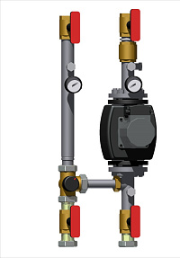 Модуль смесительный D 40 с энергоэффективным Pumpman PX1 1x220 V