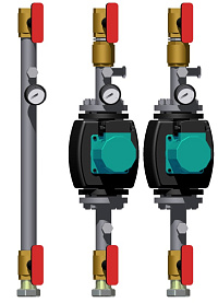 Модуль прямой D 40 2 х с Pumpman GRS 40/10F 3х380 V