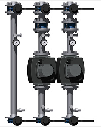 Модуль прямой D 65 2 х c IMPPUMPS GHN basic II 65-190F 3х400 V