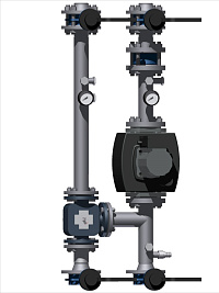 Модуль смесительный D 65 с IMPPUMPS GHN basic II 65-120F 3х400 V