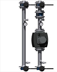 Модуль прямой D 65 с IMPPUMPS GHN basic II 65-190F 3х400 V
