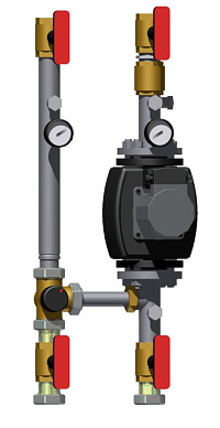 Модуль смесительный D 40 с IMPPUMPS GHN basic II 40-120F 3x400 V