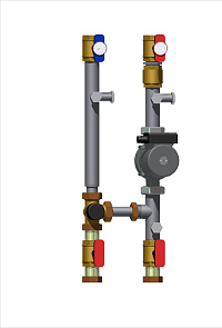 Модуль смесительный D 32 с Unipump UPC 32-120 1х220 V